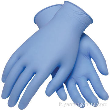 Gants de nitrile médical sans poudre sans poudre